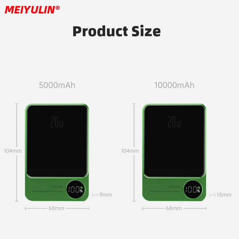 10000 ма Прозрачен Магнитен безжичен захранване 5000 ма Преносим PD20W Бързо зареждане и външна батерия за iPhone 14 13 Samsung . ' - ' . 5