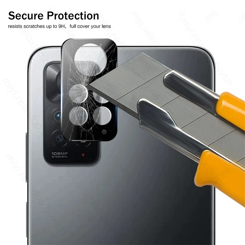 2 Бр. Защитно покритие на камерата За Redmi Note 12 Pro 4G 3D Извити Калъф За обектив от Закалено Стъкло Redmy Note12 Note 12S 4G 12 Pro + 5G . ' - ' . 1