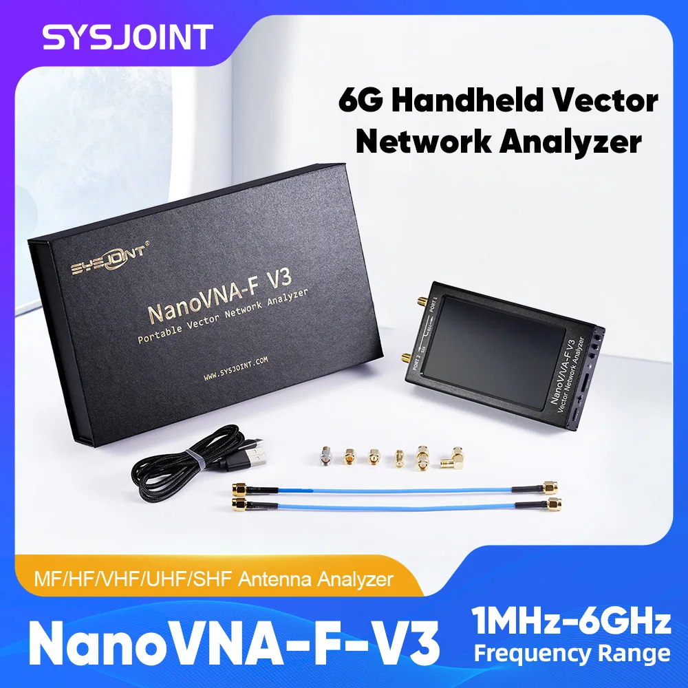 2023 Нов Преносим вектор мрежов анализатор Nanovna F v3 6G Мрежов анализатор Nanovna V2 . ' - ' . 0