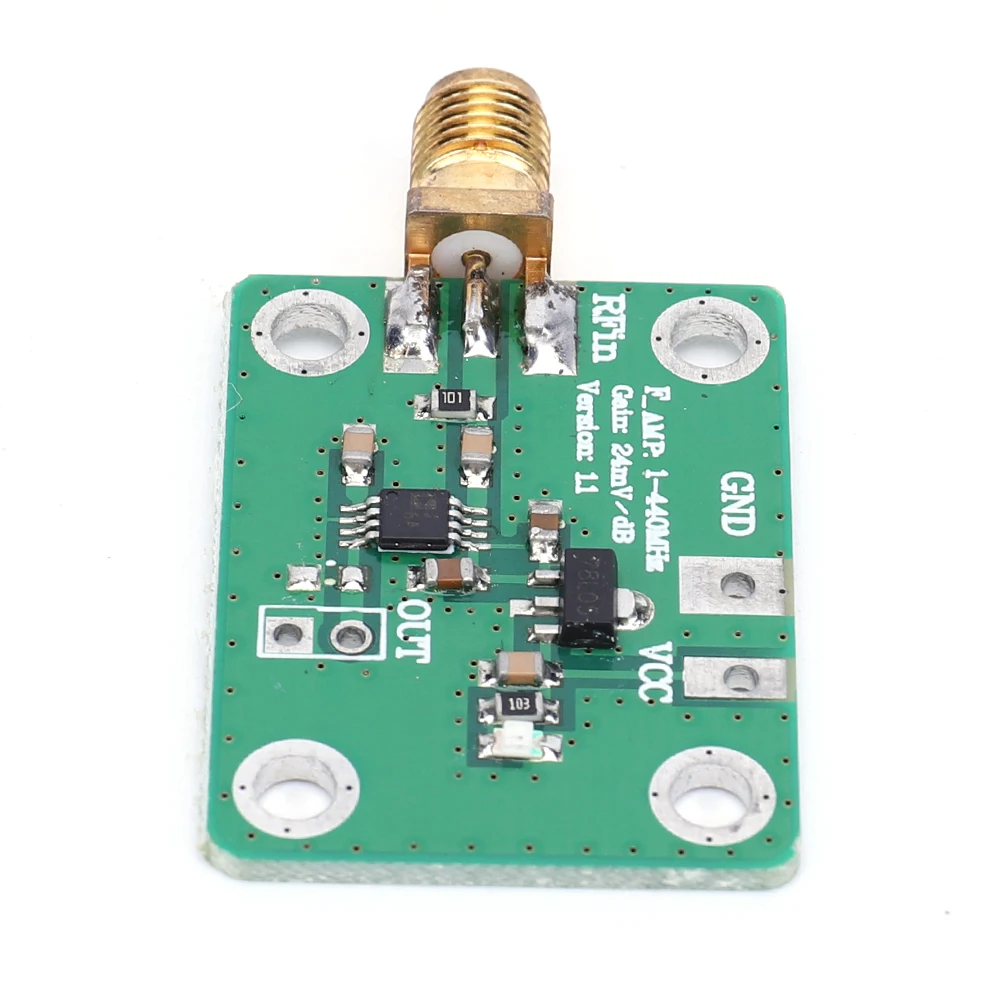 AD8310 електромера на радиочестотния сигнал 7-15 0,1--440 Mhz Логарифмический Детектор Високоскоростен Радиочестотни анализатор мощност Такса Высокочастотная . ' - ' . 3