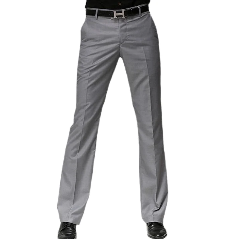 Demisezonnyj Мъжки костюм От мека тъкан Лиоцелл, панталони, Бизнес офис прави панталони, класически и официални панталони, мъжки-Големи размери A48 . ' - ' . 1