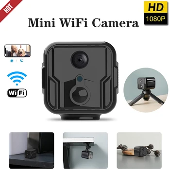 WiFi Мини камера Smart HD 1080P 140 Градуса Широкоъгълен уеб AP P2P DV Безжична камера за Нощно виждане Car Cam T9