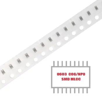 МОЯТА ГРУПА 100ШТ SMD MLCC CAP CER 27PF 50V C0G/NP0 0603 Многослойни керамични Кондензатори за повърхностен монтаж на разположение на склад