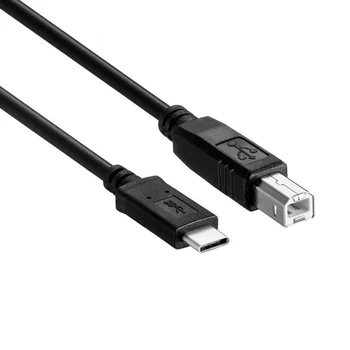 USB-C USB 3.1 Type C Включете КЪМ USB2.0 USB B Штекерный Кабел за предаване на данни За лаптоп, на твърдия диск на принтера