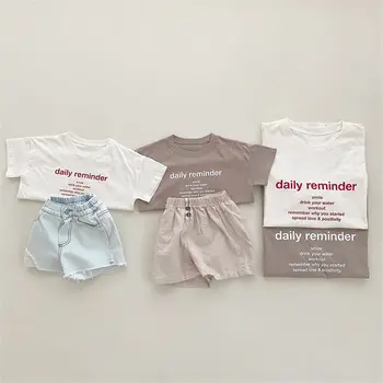 Лятна един и същ дрехи за семейството, детска мека памучен тениска за момичета, тениска за момчета, тениска за татко, мама, детски топ