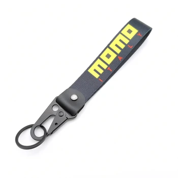 Ключодържател-гривна JDM за MOMO Original ITALY Motorcyle Car Gadget Keytag Ключодържател Products Аксесоар ключодържател-етикет за ключове