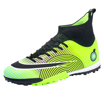НОВА мъжки футболни обувки 2023 г., За възрастни и деца, Футболни обувки с високи щиколотками, Обувки за тренировки на трева, спортни обувки, мъжки маратонки