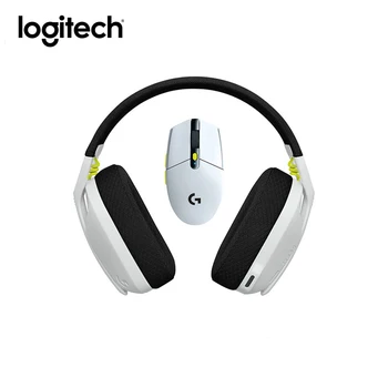 Оригиналната Игра е комплект Logitech G435 G304 SE Wireless Gaming Combo Lightspeed, Безжична мишка и слушалки Bluetooth, Слот комплект За PC/PS4/PS5 и Т.н