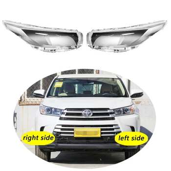 Използва се за Toyota Highlander 2018-2020, Прозрачен капак фарове, лампа, Размерът на фаровете, лампа, леща