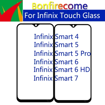 За Infinix Smart 4 7 6 5 Pro HD Сензорен екран Предната външна стъклен панел Обектив с подмяна на OCA