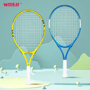 25-инчов карбоновая детска тенис ракета за начинаещи тенисисти от тенис набор за отскок струни