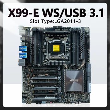 X99-E WS USB 3,1x99 дънна Платка LGA 2011 V3 v4 Core i7 DDR4 128 GB, PCI-E 3.0 M. 2 CrossFireX Работна станция на дънната Платка, За да