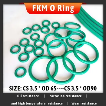 10ШТ О пръстен от фторкаучука FKM CS 3.5 * OD 65/67/68/70/72/73/75/78/80/82/85/87/90