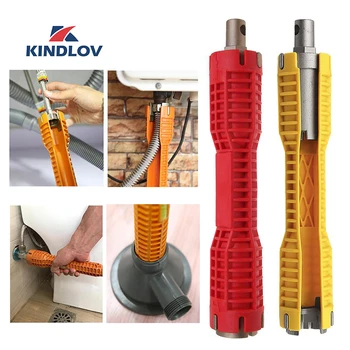 Ключ за монтаж на смесителни батерии и мивки KINDLOV, Регулируем Гаечен ключ, за водопроводните тръби, на Набор от Шестоъгълни ключове с двойна глава, Multitools 360 Инструменти за водопроводчици