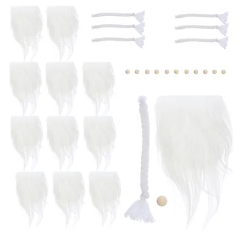 Материал за производството на косичек за оформяне на брада, Елф, декор за оформяне на брада, елф, изкуствена мини