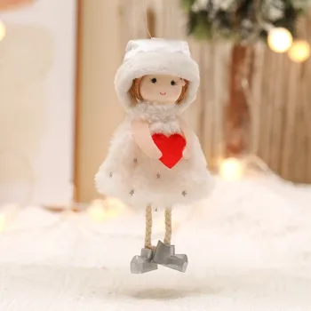 Коледа Коледа Коледа кукла 16СМ * 9см Ангел Украса Висящи Бижута Вечерни Висулка Плюшено в полза на най-Добрия здрав