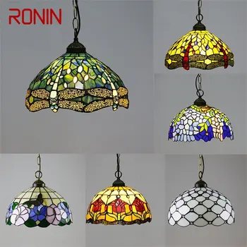 Окачен лампа RONIN Тифани, модерен led творчески лампа, Декоративни осветителни тела за дома, хол, трапезария