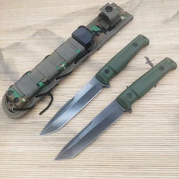 Походный Ловен Нож Туристически Нож за Оцеляване, Туристически инструменти, Тактически Ножове AUS 8 с фиксирано острие