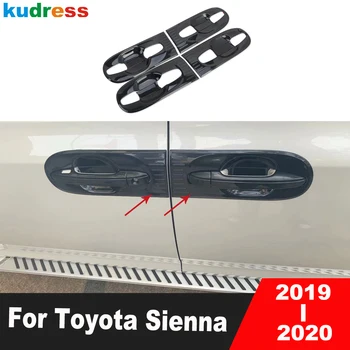 За Toyota Sienna 2019 2020 Страничната Врата копчето от Въглеродни влакна, Капакът на Чашата, на Финала, Тампон върху Чашата, Аксесоари за външността на автомобила