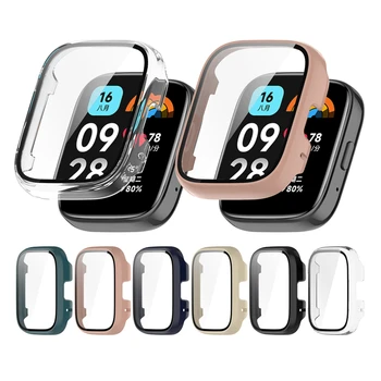 Новост 100% За Redmi Watch 3 Activity Гривна Рамка за КОМПЮТЪР + стъкло Пълна капачка за Redmi Watch 3 Lite Калъф за часа на тапа