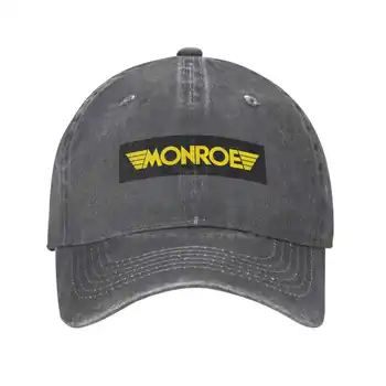 Модерен висококачествен деним, шапка с логото на марката Monroe, вязаная капачка, бейзболна шапка
