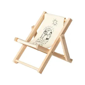 Износоустойчивый Универсален украшение Дървена форма на стола Тенис на притежателя на телефона за поддръжка на таблет Тенис за дома