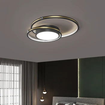 Нов черен/Златен led тавана лампа за дневна, декориране на спалня, модерни таван с осветителни тела, осветление за дома, led осветителни тела за таван