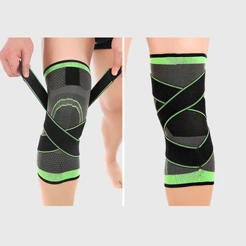 Наколенник с 3D-ткацким покритие за разходки, колоездене, защита за коляното, наколенник