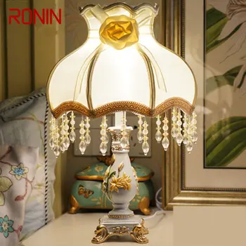 Модерна настолна led лампа RONIN с потъмняване, Творческа десктоп покритие от смола, модерна декорация за дома, прикроватной нощни шкафчета в стаята за сватба