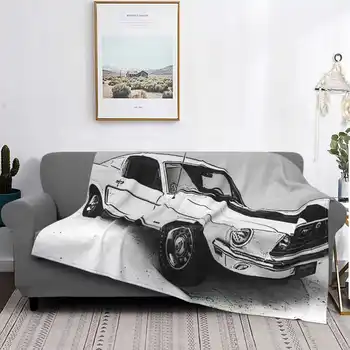 Автомобилно бестселър, домашно фланелевое одеяло, кола
