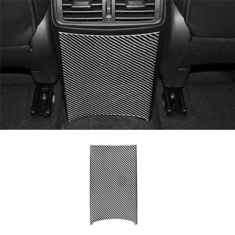 Задно подаване на Въздух Противоударная Панел Тампон Стикер Украса, изработени от Въглеродни Влакна за Nissan X-Trail 2014-2018 Аксесоари . ' - ' . 4