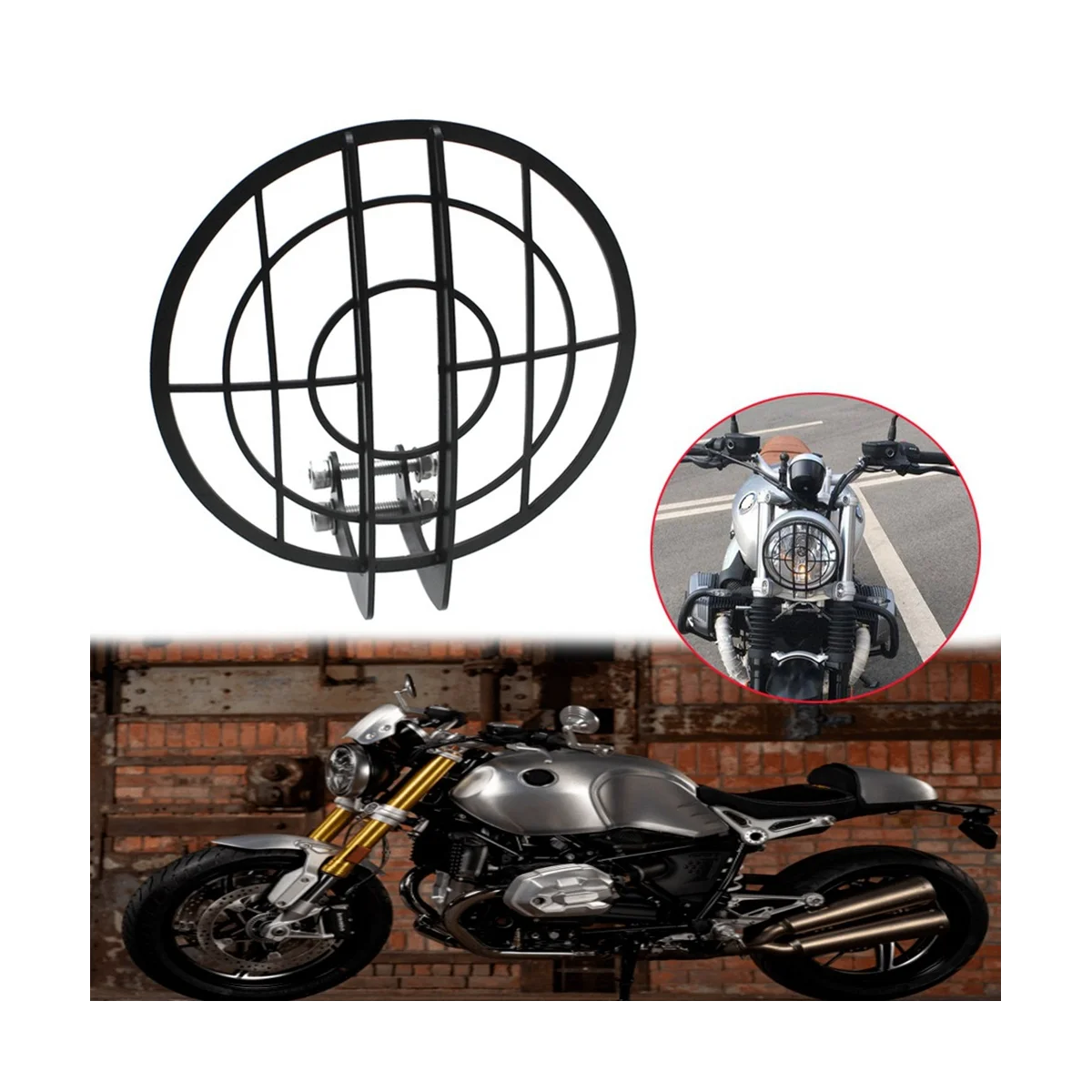 Защита фарове за мотоциклети, защитно покритие решетка за BMW R NINE T NINET R9T R НА 9 T Racer Pure Urban Scrambler 2014-2020 . ' - ' . 4