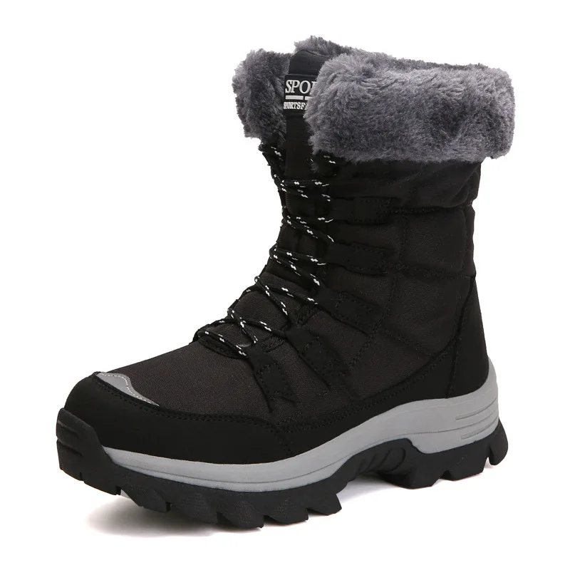 Зимните Водоустойчиви и устойчиви на студ дамски обувки с Флисом, Изолирана Топли Зимни обувки, Дамски Обувки . ' - ' . 3