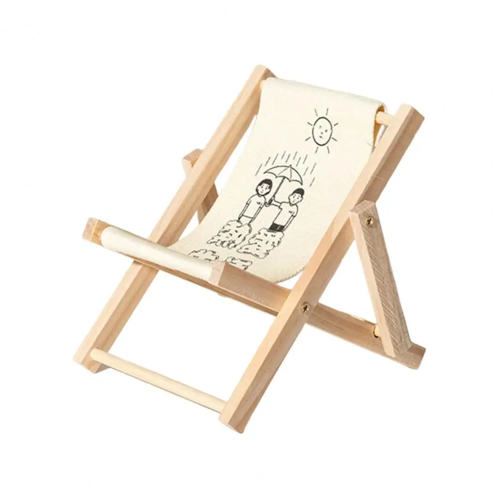 Износоустойчивый Универсален украшение Дървена форма на стола Тенис на притежателя на телефона за поддръжка на таблет Тенис за дома . ' - ' . 0