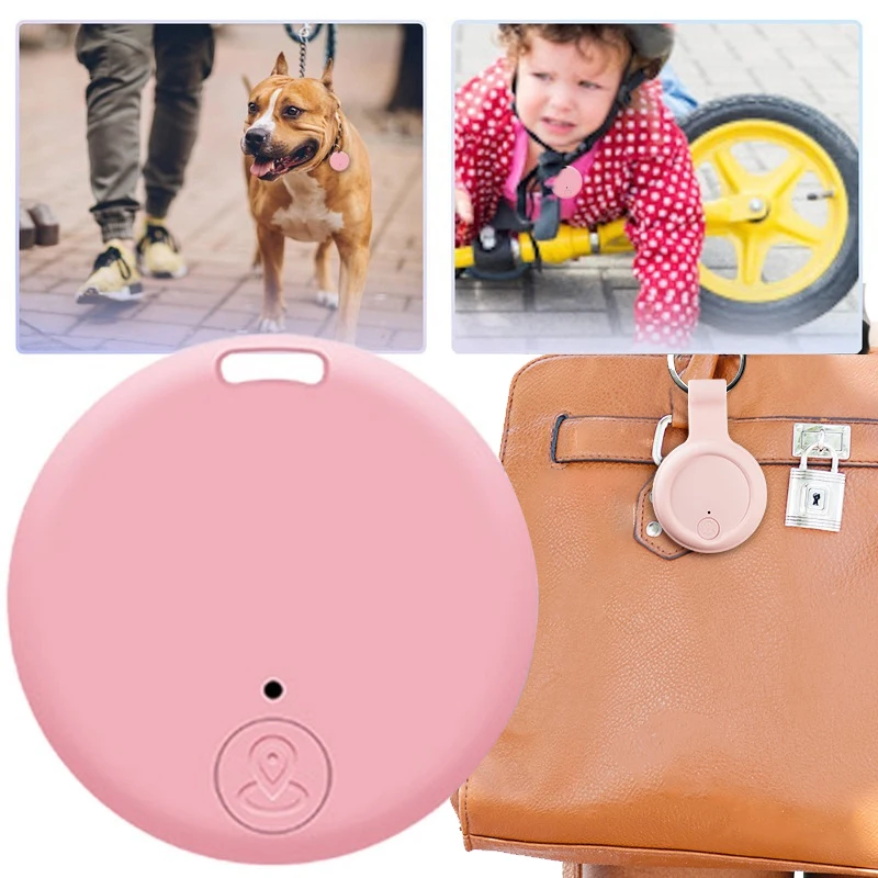 Мини-куче GPS, Bluetooth версия 5.0, устройство за защита от загуба, Кръгло устройство за защита от загуба, Детска чанта за домашни любимци, портфейл, интелигентно търсене, локатор . ' - ' . 1