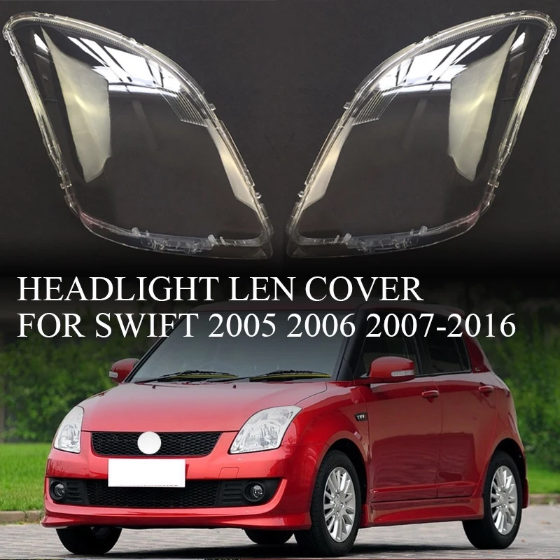 Прозрачен капак на обектива на фаровете на автомобила за Suzuki Swift 2005 2006 2007 2008 2009 2010 2011-2016 дясно . ' - ' . 1