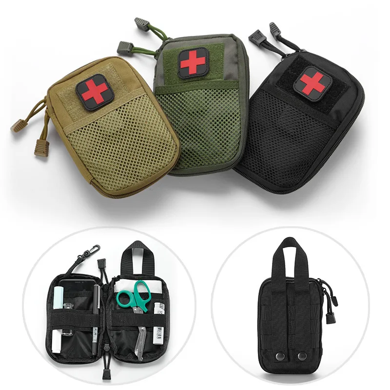 Тактическа аптечка за първа помощ, чанта за оцеляване, Аварийно оборудване за къмпинг, военни, чанта за оцеляване, чанта за EDC . ' - ' . 0
