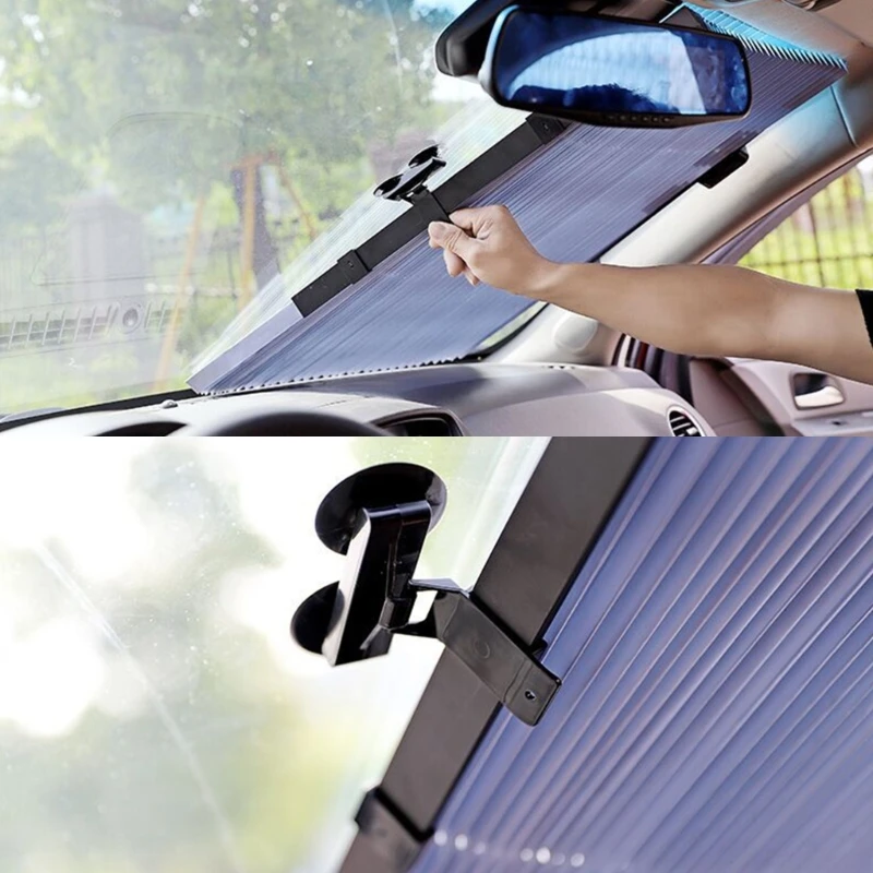 Убирающийся сенника на предното стъкло, Шторные колела, защита от слънцето, защитни сенници за кола . ' - ' . 2