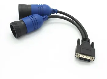 В наличност, 6 - и 9-пинов адаптер Y Deu tsch за NE XIQ 125032 USB Линк за диагностика на предния край на кабела за дизелови камиони