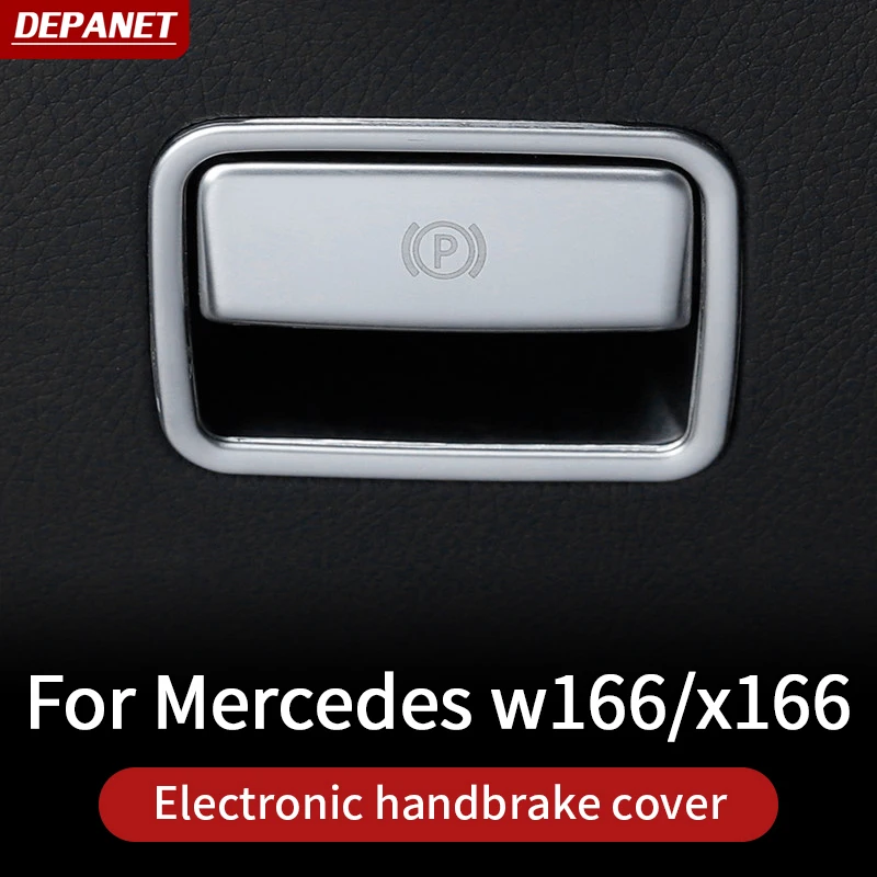 Накладки За Mercedes Benz ML350 2012 320 GL450 amg gle W166 GLS63 350d A w176 B W246 GLA X156 Аксесоари За ръчно ръчната спирачка . ' - ' . 0