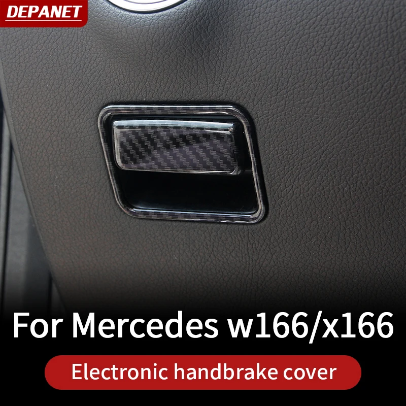 Накладки За Mercedes Benz ML350 2012 320 GL450 amg gle W166 GLS63 350d A w176 B W246 GLA X156 Аксесоари За ръчно ръчната спирачка . ' - ' . 1